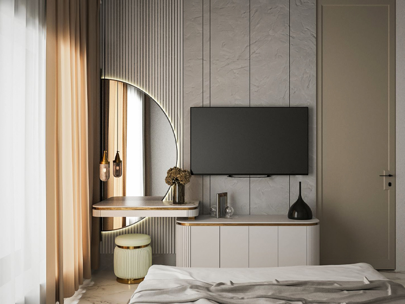 طراحی و ساخت تی وی وال